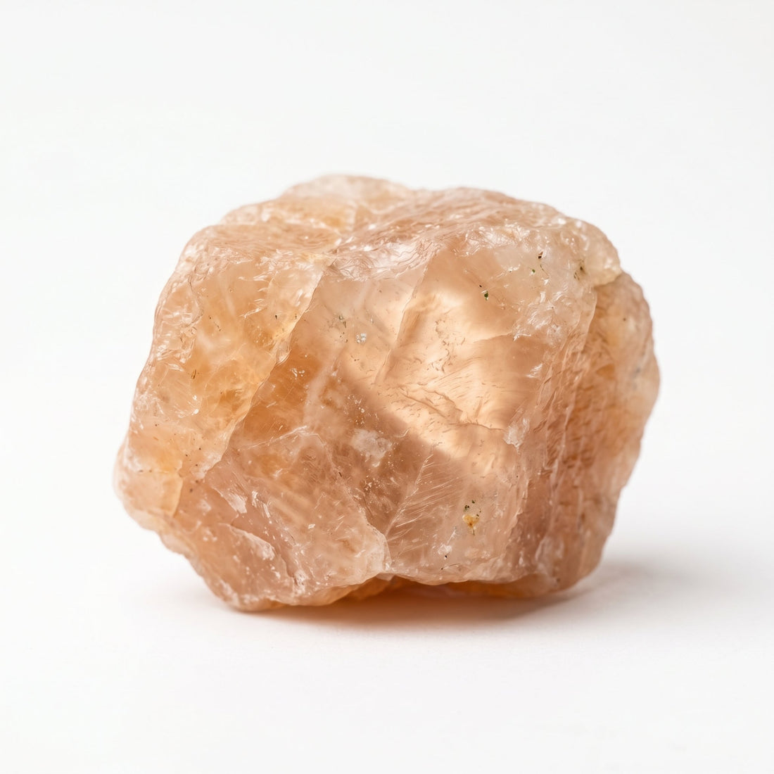 Peach Moonstone raw crystal