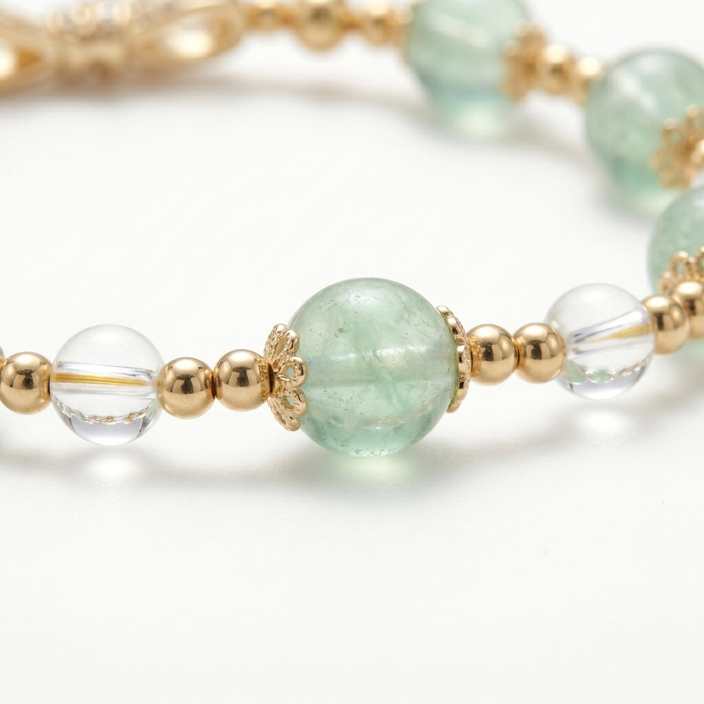 green-fluorite-bracelet detail 1