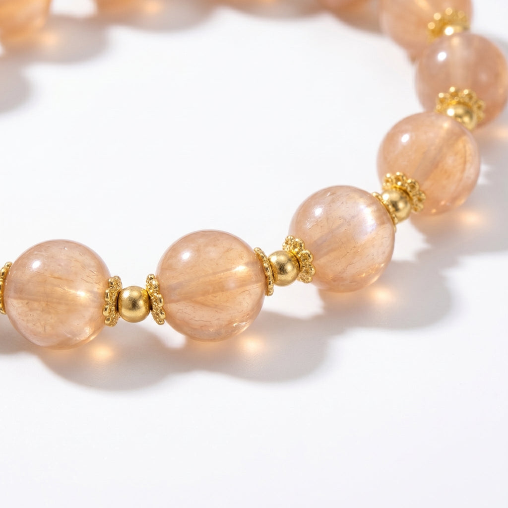 peach-moonstone-bracelet detail 1