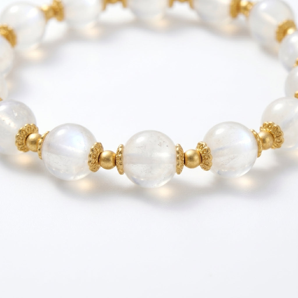 white-moonstone-bracelet detail 1