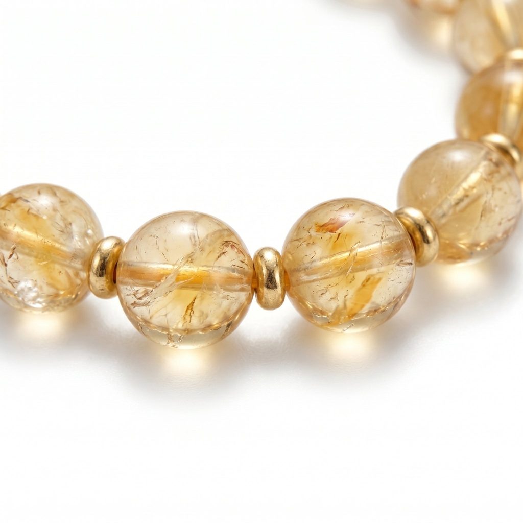 Golden topaz rounds close-up · deep gold to honey colour with glassy luster