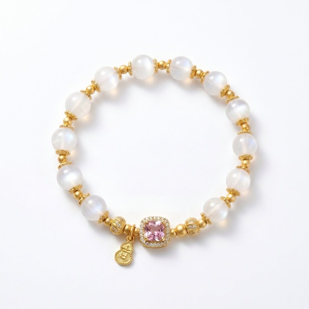 White Moonstone Bracelet · Origin